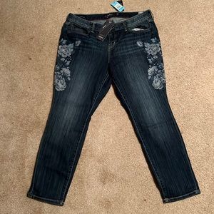 Torrid embroidered jeans